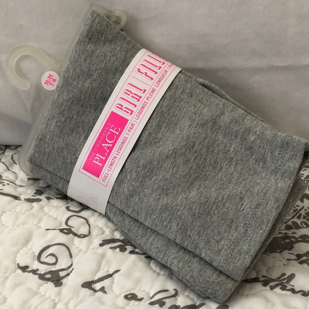The Children's Place Gray Full-Length Girls Leggings